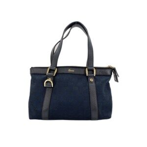 GUCCI Blue Canvas Bag